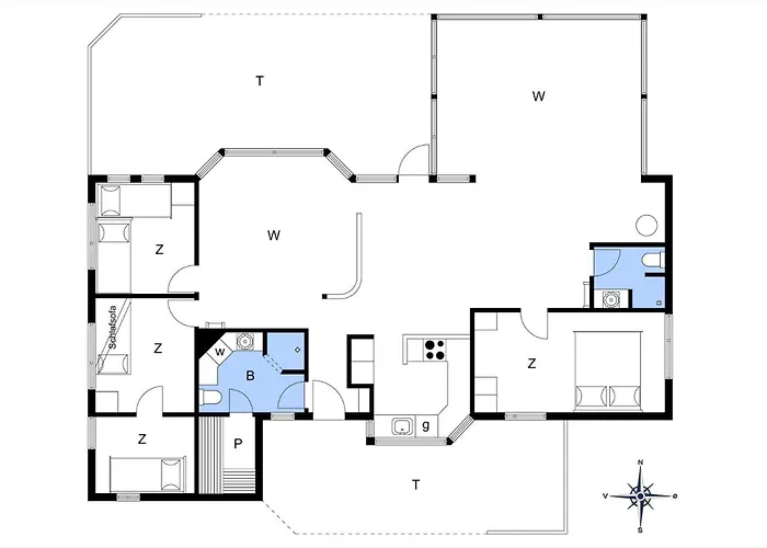Bl1421-saltum-hvide-klit-1 Сasa de vacaciones *